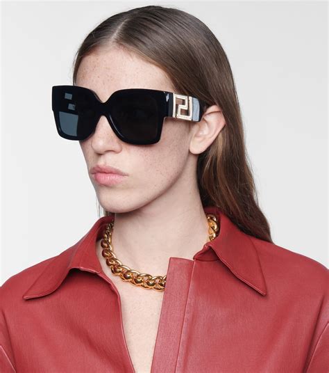 square versace glasses|best oversized sunglasses versace.